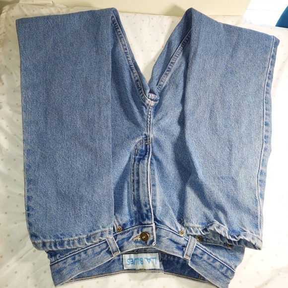 𝅺LA Blues Women's Jeans, Light Wash, Size 6 Slim Fit - Picture 12 of 12